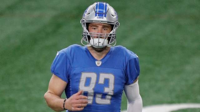 Detroit Lions tight end Zach Ertz.